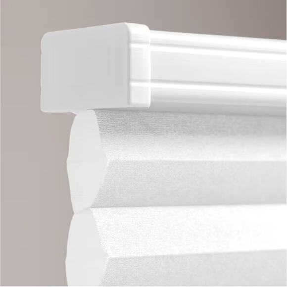 Home Decorators WHITE Cordless Light-Filtering Cellular Window Shades 23" x 72" - Picture 6 of 6